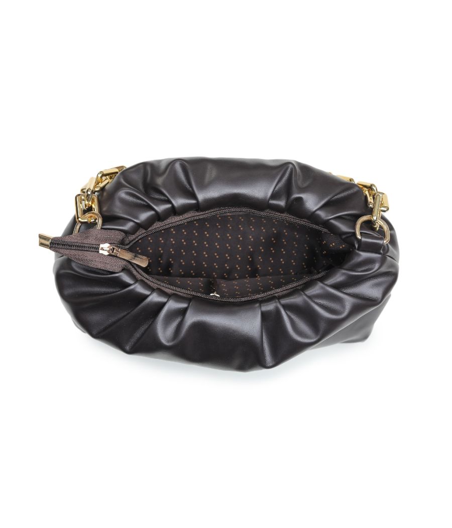 Aliado Polyester Black Color Casual Handbags for Women's (P44V1017)