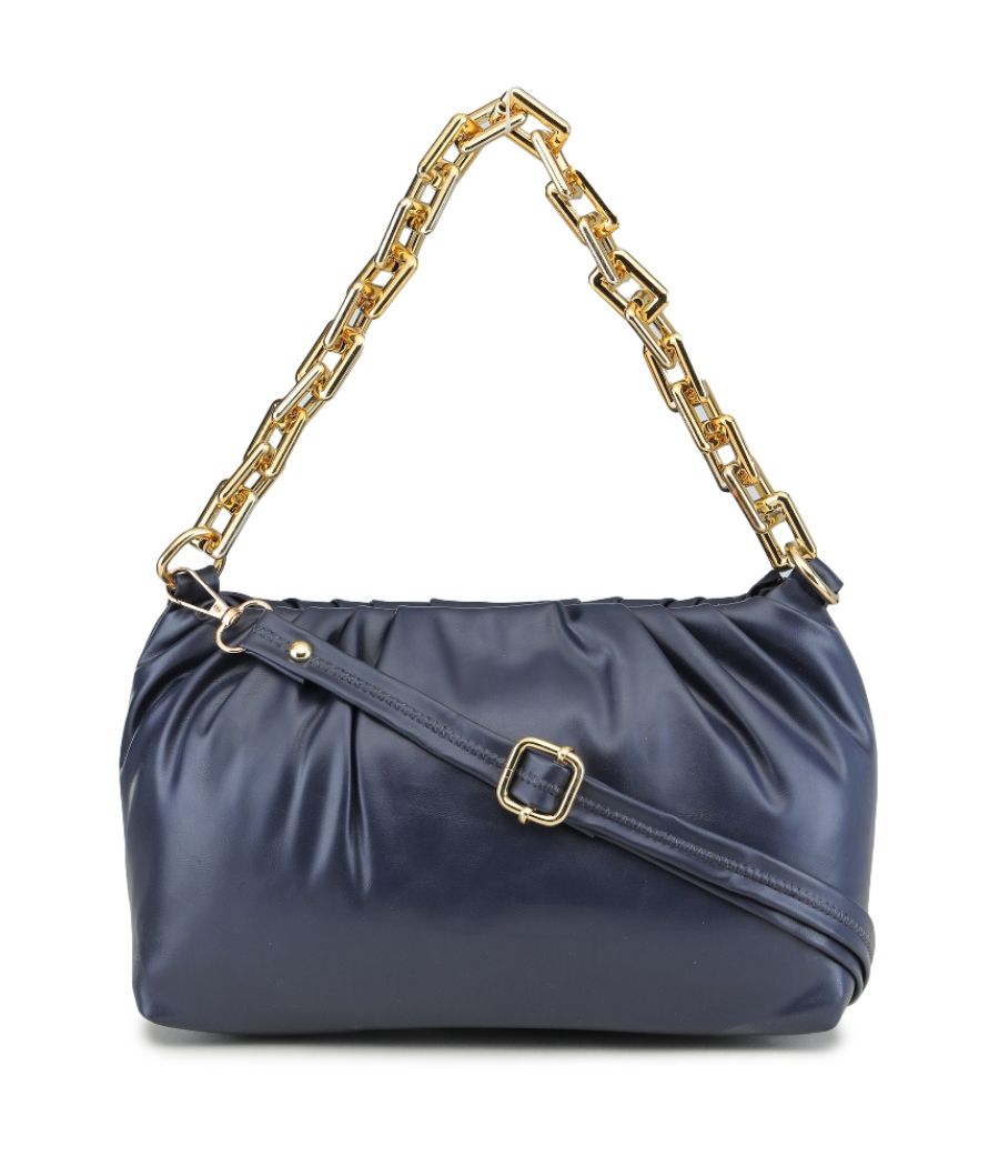 Aliado Polyester Blue Colour Sling bag for Women's (P45V1017)