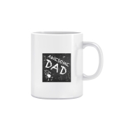 Joy N Fun -        Awesome DAD- Printed Coffee Mug, 320ml, White