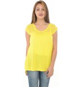 Zara Trafaluc Yellow Polyester Top
