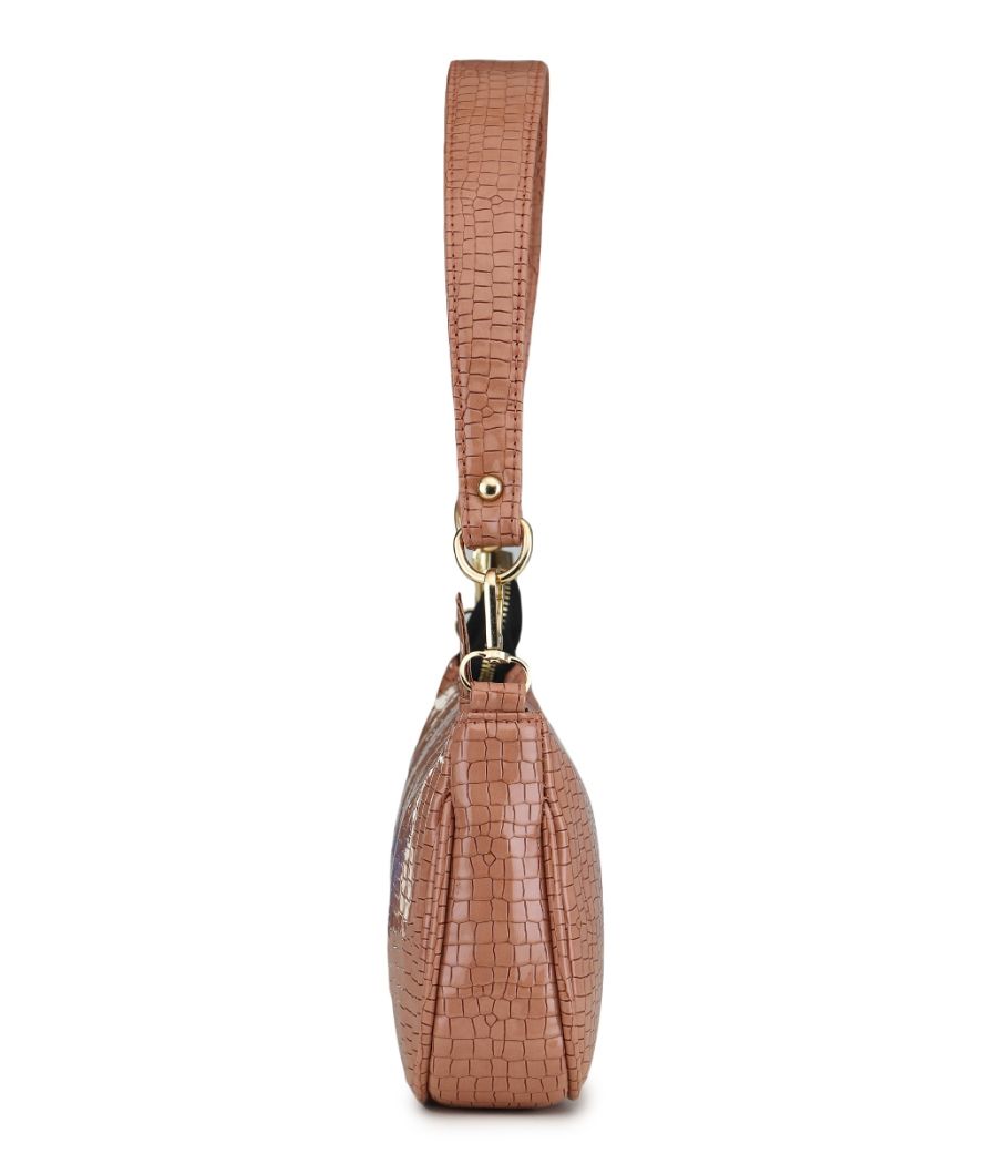 Aliado Polyester Beige Colour Sling bag for Women's (P49V1017)