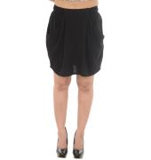 H&M Viscose Plain Mini Black Shorts