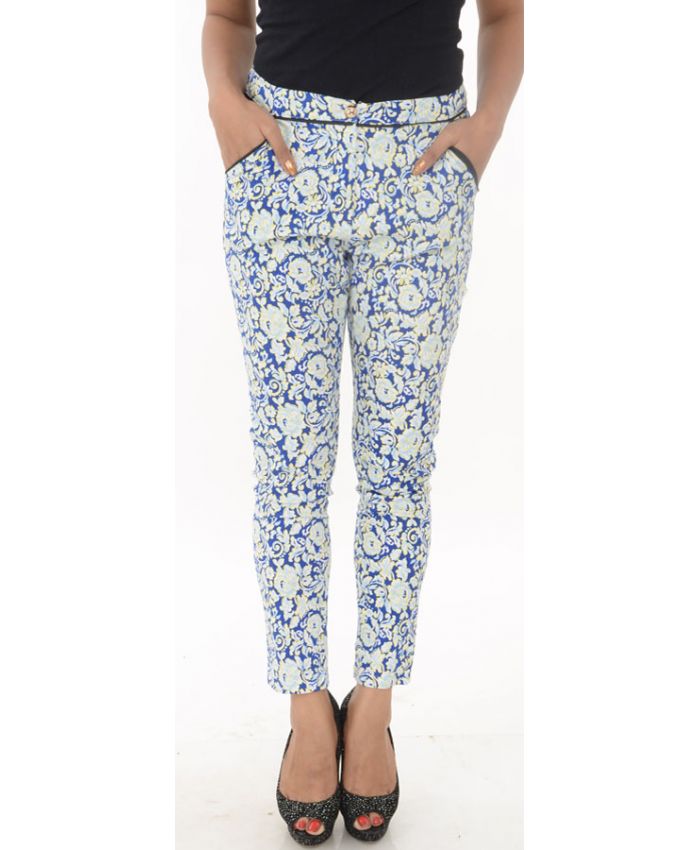 Phase Eight Ulrica Floral Cigarette Trousers Multi at John Lewis  Partners