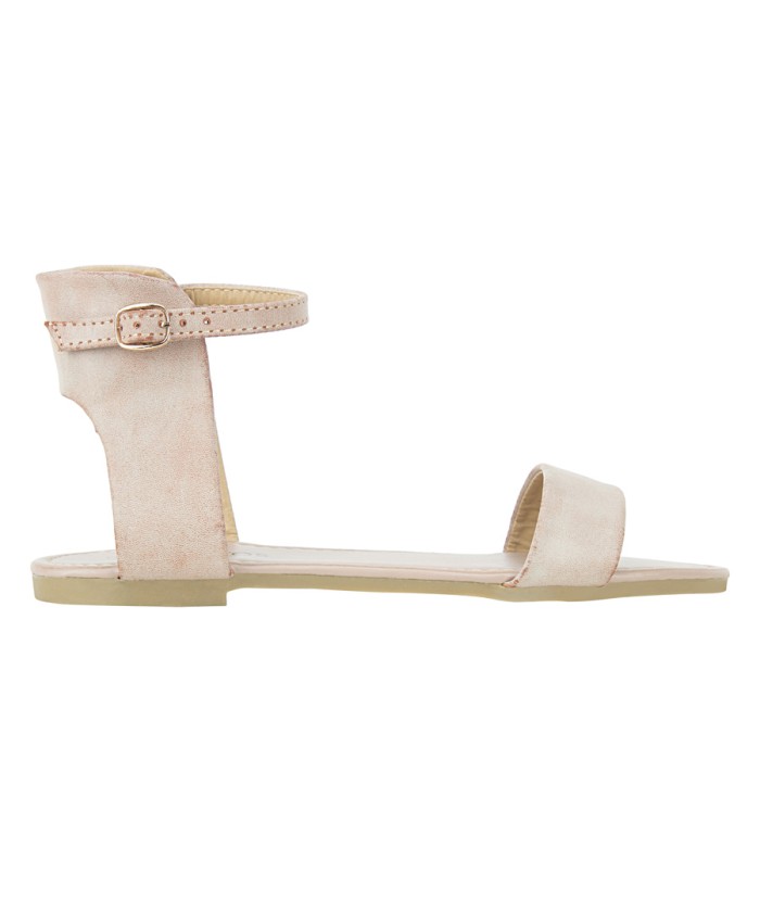Flat sandals with ankle strap - Women | Bershka-sgquangbinhtourist.com.vn
