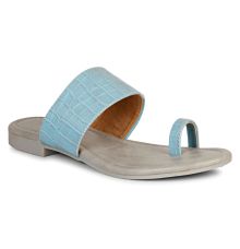 Estatos Women Navy Blue color Flat  Slingback Closure Sandals