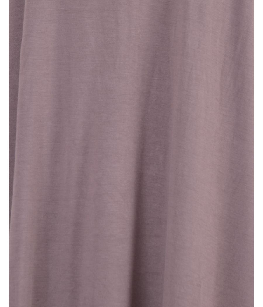 Midnight Carole Hochman Rayon Solid Grey Midi Gown 