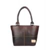 Aliado Faux Leather Brown Coloured  Zipper Closure Bag 